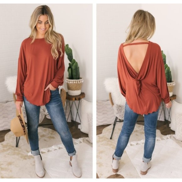 Free People Tops - FREE PEOPLE Shimmy Shake Top Cowboy Rust {II4}